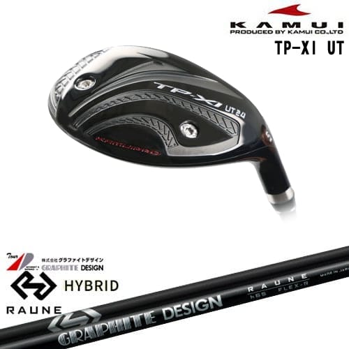 【OVDカスタム】TP-XI UT イレブン ユーティリティ[UT]カムイKAMUI RAUNE WEDGE w85 w100 w115(テーパー)ラウネ グラファイトデザイン｜カスタムクラブ工房 OVDGOLF