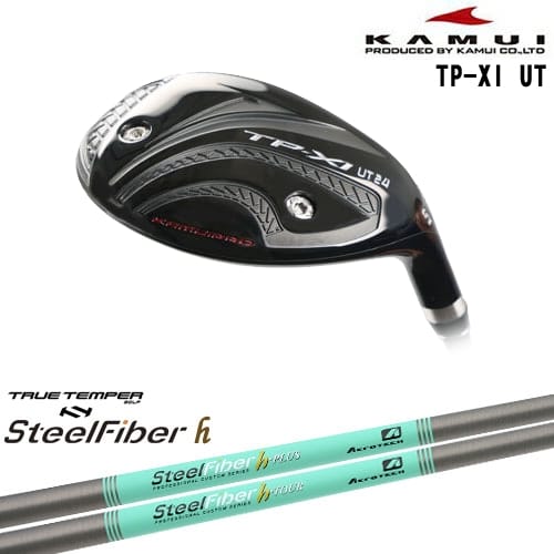 【OVDカスタム】TP-XI UT イレブン ユーティリティ[UT]カムイKAMUI スチールファイバーh(パラレル) SteelFiberTRUE TEMPER｜カスタムクラブ工房 OVDGOLF
