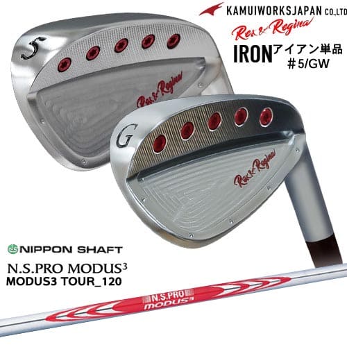 KAMUIWORKS カムイワークス Rex＆Regina レックスアンドレジーナアイアン単品(5I/GW)(ノーマル仕様)[IR] N.S.PRO MODUS3 日本シャフト
