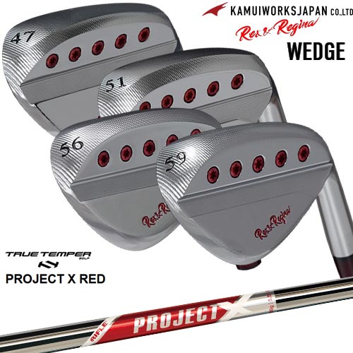 KAMUIWORKS カムイワークス Rex＆Regina レックスアンドレジーナウェッジ(47/51/56/59)(ノーマル仕様)[WD] PROJECT X RED プロジェクトエックスレッド TRUE TEMPER 27,720円