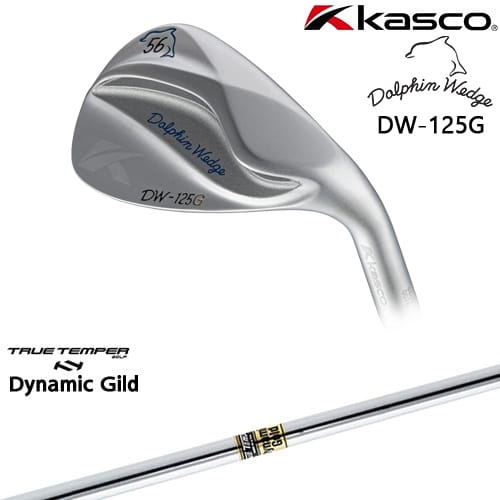 【OVDカスタム】ドルフィンウェッジ DW-125G シルバー ウェッジ[WD]キャスコKASCO DynamicGoldダイナミックゴールドTRUE TEMPER
