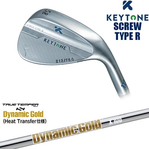 【OVDカスタム】KEYTONE WEDGE SCREW TYPE R ウェッジ ストレートホーゼル[WD]キートンKYETONE DynamicGoldHT ダイナミックゴールドTRUE TEMPER｜カスタムクラブ工房 OVDGOLF