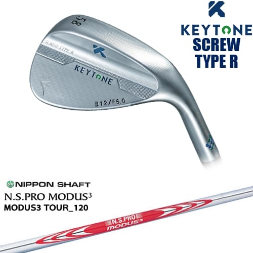 【OVDカスタム】KEYTONE WEDGE SCREW TYPE R ウェッジ ストレートホーゼル[WD]キートンKYETONE N.S.PRO MODUS3 日本シャフト｜カスタムクラブ工房 OVDGOLF