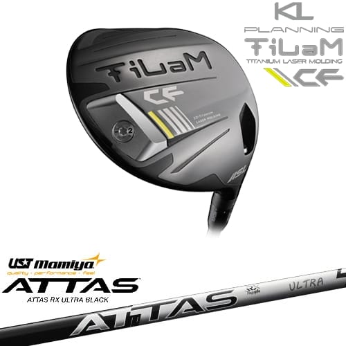 【OVDカスタム】KL PLANNING TiLaM CF ドライバー SLEルール適合モデル[DW]ケーエルプランニングKLPLANNING ATTAS RX ULTRA BLACK アッタス ウルトラブラック USTマミヤ