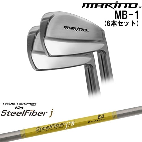 【OVDカスタム】MAKINOGOLF MB-1 アイアン6本set(5I-PW)[5P]マキノゴルフMAKINOGOLF スチールファイバーj(パラレル) SteelFiberTRUE TEMPER