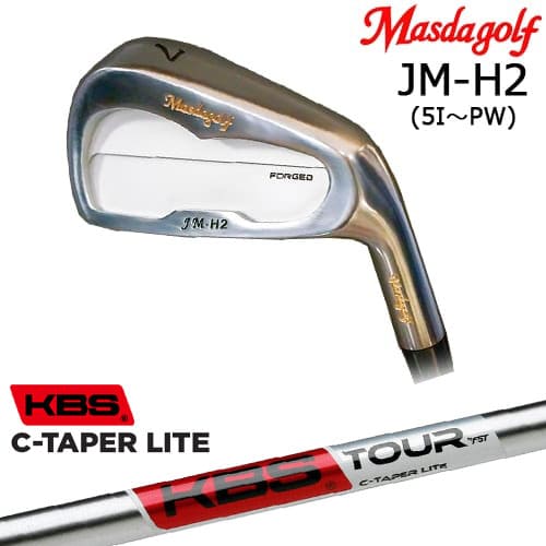 JM-H2 アイアン クロムメッキ 6本set(5I-PW)[5P] マスダゴルフ MASDAGOLF KBS C-TAPER LITE シーテーパー ライト｜カスタムクラブ工房 OVDGOLF