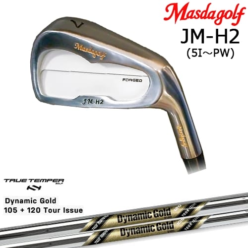 JM-H2 アイアン クロムメッキ 6本set(5I-PW)[5P] マスダゴルフ MASDAGOLF DynamicGold105 120 TOUR ISSUE(US)TRUE TEMPER