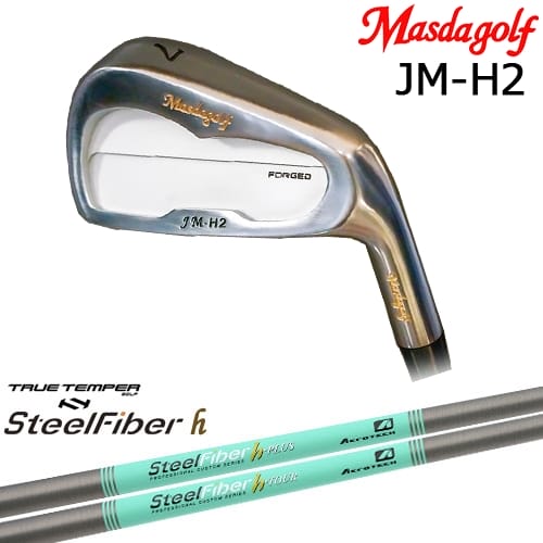 JM-H2 アイアン クロムメッキ 単品(4I)[IR] マスダゴルフ MASDAGOLF スチールファイバーh(パラレル) SteelFiberTRUE TEMPER｜カスタムクラブ工房 OVDGOLF