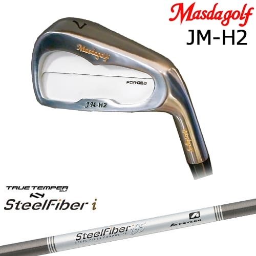 JM-H2 アイアン クロムメッキ 単品(4I)[IR] マスダゴルフ MASDAGOLF スチールファイバーi(パラレル) SteelFiberTRUE TEMPER｜カスタムクラブ工房 OVDGOLF