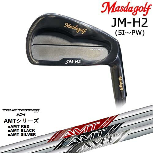 JM-H2 アイアン 6本set(5I-PW) ブラック[5P] マスダゴルフ MASDAGOLF AMT RED/BLACK/SILVER レッド/ブラック/シルバー TRUE TEMPERトゥルーテンパー