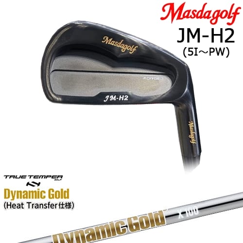 JM-H2 アイアン 6本set(5I-PW) ブラック[5P] マスダゴルフ MASDAGOLF DynamicGoldHT ダイナミックゴールドTRUE TEMPER