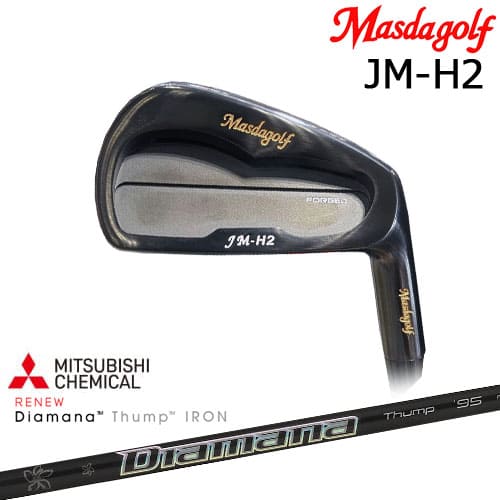 JM-H2 アイアン ブラック 単品(4I)[IR] マスダゴルフ MASDAGOLF Diamana Thump IRON ディアマナ サンプIRON 三菱ケミカル｜カスタムクラブ工房 OVDGOLF