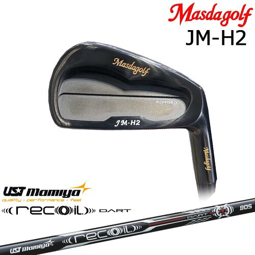JM-H2 アイアン ブラック 単品(4I)[IR] マスダゴルフ MASDAGOLF Recoil DART リコイルダートUSTマミヤmamiya