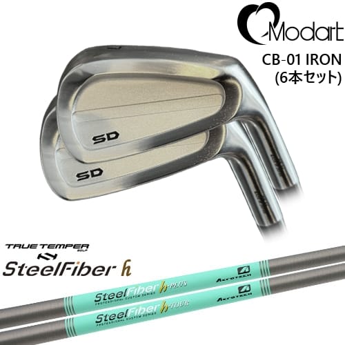 【OVDカスタム】Modart CB-01 IRON アイアン6本set(5I-PW)[5P]モダートMODART スチールファイバーh(パラレル) SteelFiberTRUE TEMPER｜カスタムクラブ工房 OVDGOLF