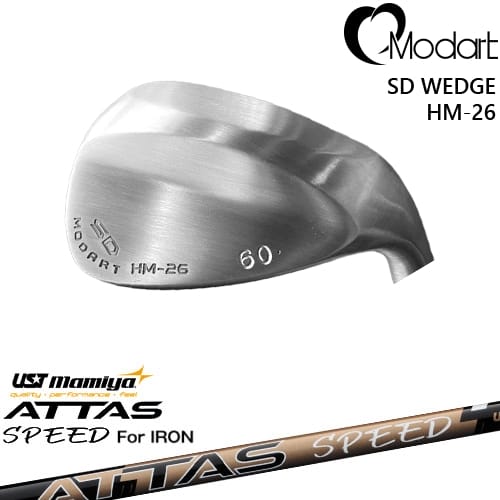 【OVDカスタム】Modart SD WEDGE HM-26 ウェッジ[WD]モダートMODART ATTAS SPEED IR アッタススピード USTマミヤ｜カスタムクラブ工房 OVDGOLF