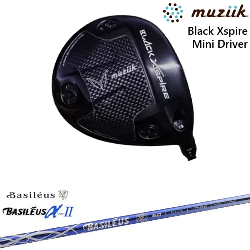 【OVDカスタム】BLACK XSPIRE MINI DRIVER ブラックエクスパイヤー ミニドライバー[FW]ムジークMUZIIK Basileus αII アルファ2 バシレウス