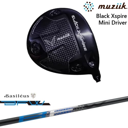 【OVDカスタム】BLACK XSPIRE MINI DRIVER ブラックエクスパイヤー ミニドライバー[FW]ムジークMUZIIK BFW ビーエフダブリュー Basileus バシレウス トライファス