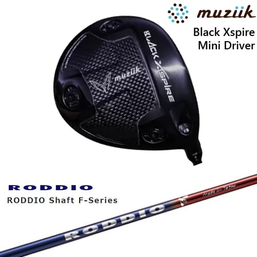 【OVDカスタム】BLACK XSPIRE MINI DRIVER ブラックエクスパイヤー ミニドライバー[FW]ムジークMUZIIK RODDIO FW Shaft Series ロッディオ FWシリーズ｜カスタムクラブ工房 OVDGOLF