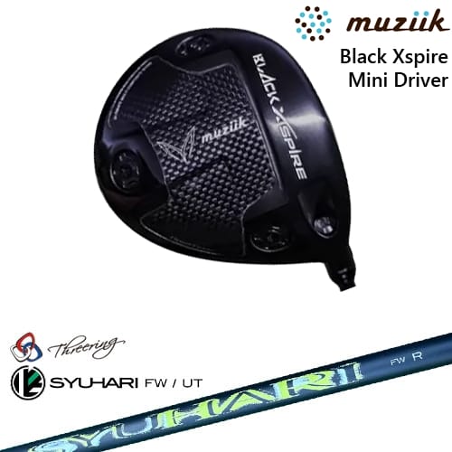【OVDカスタム】BLACK XSPIRE MINI DRIVER ブラックエクスパイヤー ミニドライバー[FW]ムジークMUZIIK Threering スリリング SYUHARI FW シュハリ