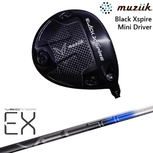 【OVDカスタム】BLACK XSPIRE MINI DRIVER ブラックエクスパイヤー ミニドライバー[FW]ムジークMUZIIK VECTER EX(オンライン専用)Design Tuning デザインチューニング