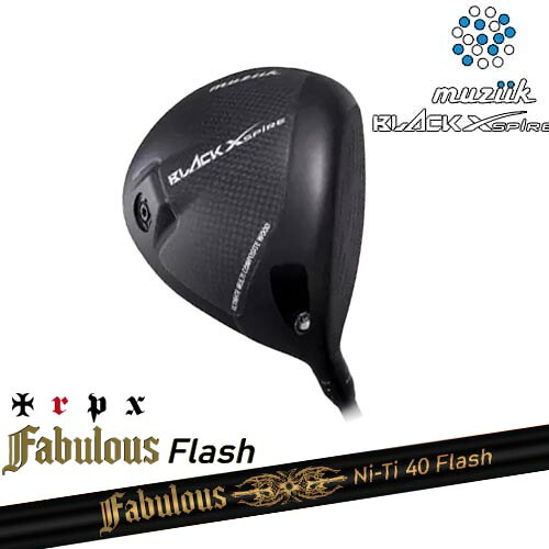 On The Screw BLACK XSPIRE ブラックエクスパイヤー リバース可変スリーブ(FADEスリーブ)[DW]ムジーク MUZIIK Fabulous Ni-Ti 40 Flash ファビラスフラッシュ TRPXトリプルエックス｜カスタムクラブ工房 OVDGOLF
