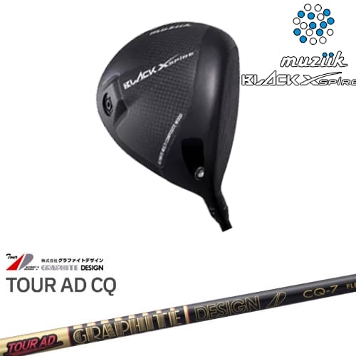 On The Screw BLACK XSPIRE ブラックエクスパイヤー 通常可変スリーブ設定(DRAWスリーブ)[DW]ムジーク MUZIIK Tour AD CQ ツアーAD グラファイトデザイン｜カスタムクラブ工房 OVDGOLF