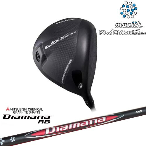 On The Screw BLACK XSPIRE ブラックエクスパイヤー 通常可変スリーブ設定(DRAWスリーブ)[DW]ムジーク MUZIIK Diamana RB ディアマナ 三菱ケミカル