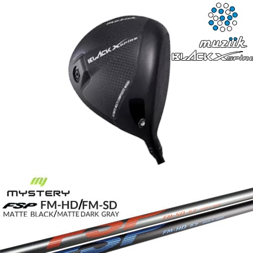 On The Screw BLACK XSPIRE ブラックエクスパイヤー 通常可変スリーブ設定(DRAWスリーブ)[DW]ムジーク MUZIIK FM-HD FM-SD MYSTERY ミステリー｜カスタムクラブ工房 OVDGOLF 86,515円
