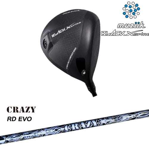On The Screw BLACK XSPIRE ブラックエクスパイヤー 通常可変スリーブ設定(DRAWスリーブ)[DW]ムジーク MUZIIK RD EVO(RoyalDecoration EVO)CRAZYクレイジー｜カスタムクラブ工房 OVDGOLF