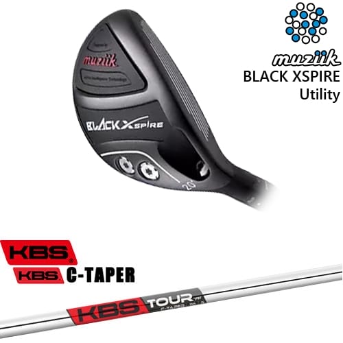 【OVDカスタム】BLACK XSPIRE Utility ユーティリティ[UT]ムジークMUZIIK KBS C-TAPER シーテーパー