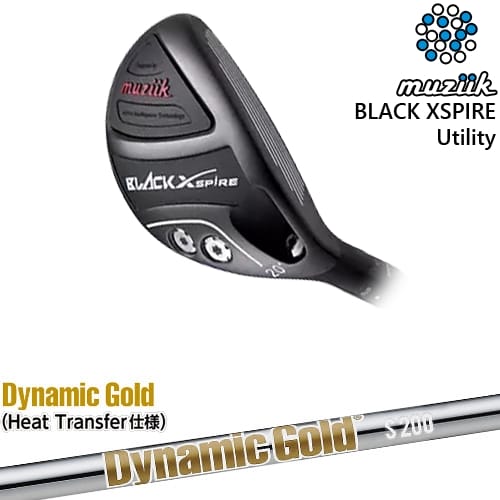 【OVDカスタム】BLACK XSPIRE Utility ユーティリティ[UT]ムジークMUZIIK DynamicGoldHTダイナミックゴールドTRUE TEMPER
