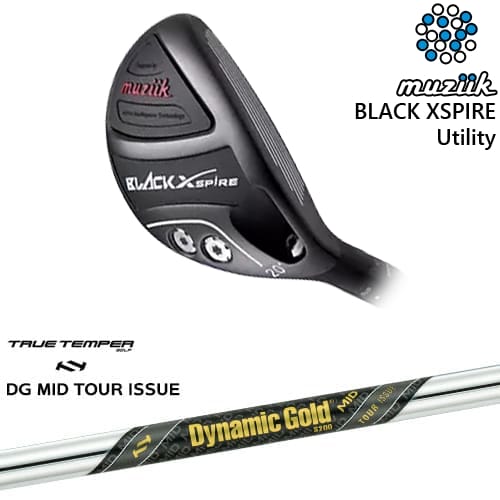 【OVDカスタム】BLACK XSPIRE Utility ユーティリティ[UT]ムジークMUZIIK Dynamic Gold MID TOUR ISSUE ツアーイシュー TRUE TEMPERトゥルーテンパー