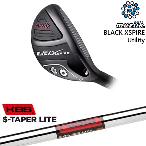 【OVDカスタム】BLACK XSPIRE Utility ユーティリティ[UT]ムジークMUZIIK KBS $-TAPER LITE ( エステーパー ライト )