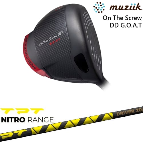 【OVDカスタム】On The Screw DD G.O.A.T ドライバー[DW]ムジークMUZIIK TPT NITRO RANGE ニトロレンジ｜カスタムクラブ工房 OVDGOLF