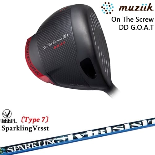 【OVDカスタム】On The Screw DD G.O.A.T ドライバー[DW]ムジークMUZIIK SPARKLING VRSST Type7 スパークリングヴァスト