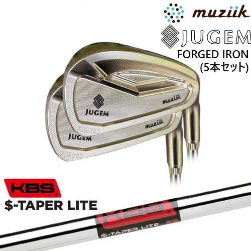 【予約/7月中旬頃発売予定】【OVDカスタム】JUGEM FORGED IRON アイアン5本set(6I-PW)[6P]ムジークMUZIIK KBS $-TAPER LITE ( エステーパー ライト )｜カスタムクラブ工房 OVDGOLF