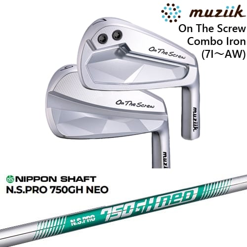 【OVDカスタム】On The Screw Combo Iron アイアン5本set(7I-AW)[7A]ムジークMUZIIK N.S.PRO 750GH neo 日本シャフト
