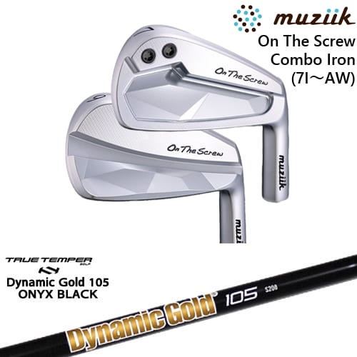 【OVDカスタム】On The Screw Combo Iron アイアン5本set(7I-AW)[7A]ムジークMUZIIK DynamicGold105 ONYX BLACK オニキスTRUE TEMPER