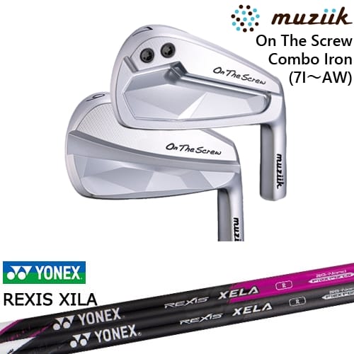 【OVDカスタム】On The Screw Combo Iron アイアン5本set(7I-AW)[7A]ムジークMUZIIK REXIS XELA レクシス キセラ YONEX ヨネックス｜カスタムクラブ工房 OVDGOLF 214,500円
