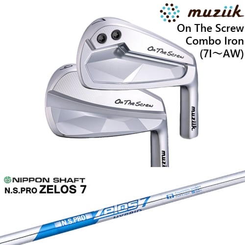 【OVDカスタム】On The Screw Combo Iron アイアン5本set(7I-AW)[7A]ムジークMUZIIK N.S.PRO ZELOS 7 日本シャフト