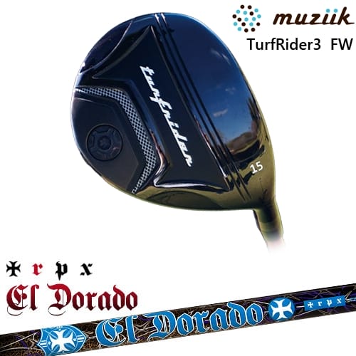 【OVDカスタム】ムジーク TurfRider3 FW フェアウェイウッド[FW]ムジークMUZIIK EL・DORADO エルドラド TRPX｜カスタムクラブ工房 OVDGOLF