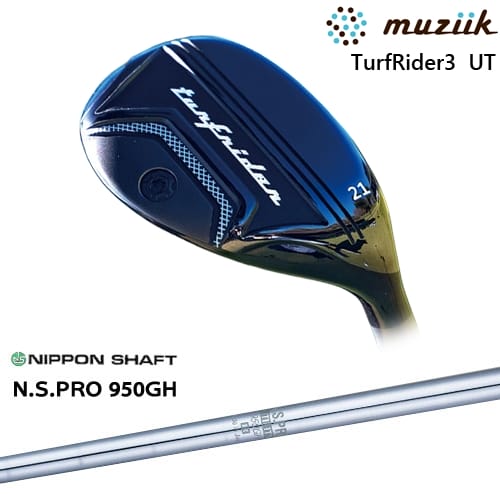 【OVDカスタム】ムジーク TurfRider3 UT ユーティリティ[UT]ムジークMUZIIK N.S.PRO 950GH 日本シャフト｜カスタムクラブ工房 OVDGOLF