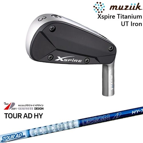 【OVDカスタム】Xspire UTi アイアン型ユーティリティ[UT]ムジークMUZIIK Tour AD HY ツアーAD グラファイトデザイン 50,820円