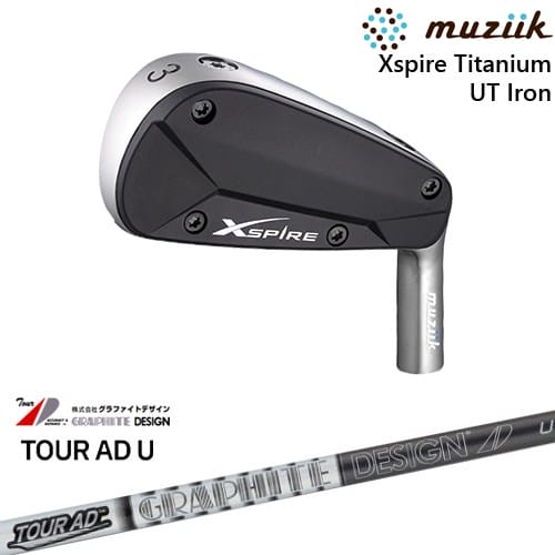 【OVDカスタム】Xspire UTi アイアン型ユーティリティ[UT]ムジークMUZIIK Tour AD U ツアーAD グラファイトデザイン｜カスタムクラブ工房 OVDGOLF
