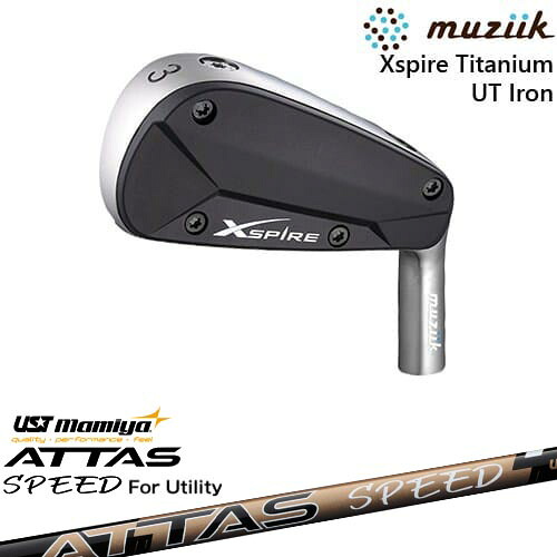Xspire UTi アイアン型ユーティリティ[UT]ムジークMUZIIK ATTAS SPEED HY アッタススピード USTマミヤ