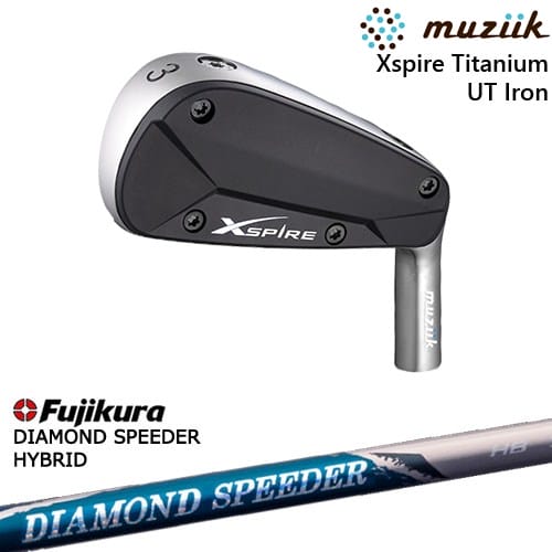 【OVDカスタム】Xspire UTi アイアン型ユーティリティ[UT]ムジークMUZIIK DIAMOND SPEEDER HB ダイヤモンドスピーダー フジクラ Fujikura