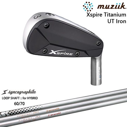 【OVDカスタム】Xspire UTi アイアン型ユーティリティ[UT]ムジークMUZIIK LOOP SHAFT：：for HYBRID 60/70 川崎春花プロ シンカグラファイト