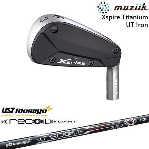 【OVDカスタム】Xspire UTi アイアン型ユーティリティ[UT]ムジークMUZIIK Recoil DART リコイルダートUSTマミヤmamiya