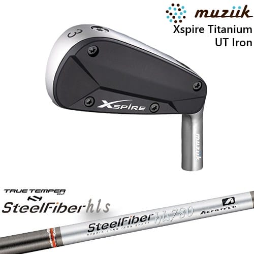 【OVDカスタム】Xspire UTi アイアン型ユーティリティ[UT]ムジークMUZIIK SteelFiber HLS スチールファイバーHLS TRUE TEMPER