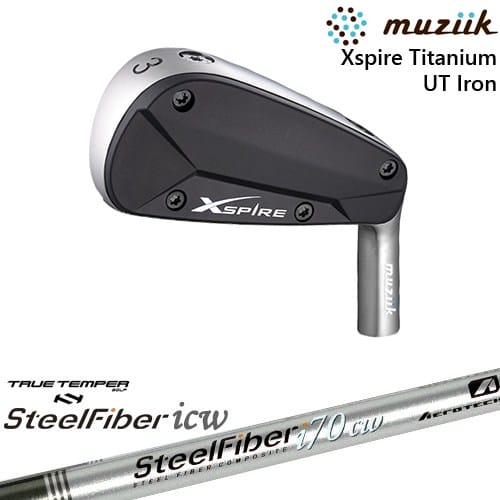 【OVDカスタム】Xspire UTi アイアン型ユーティリティ[UT]ムジークMUZIIK スチールファイバーicw(テーパー) SteelFiberTRUE TEMPER｜カスタムクラブ工房 OVDGOLF